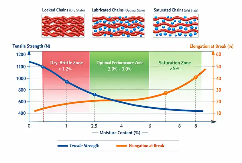 Moisture Content vs. Mechanical Performance Analysis